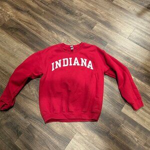 INDIANA UNIVERSITY IU HOOSERS VINTAGE SWEATSHIRT SIZE MEDIUM NICE!